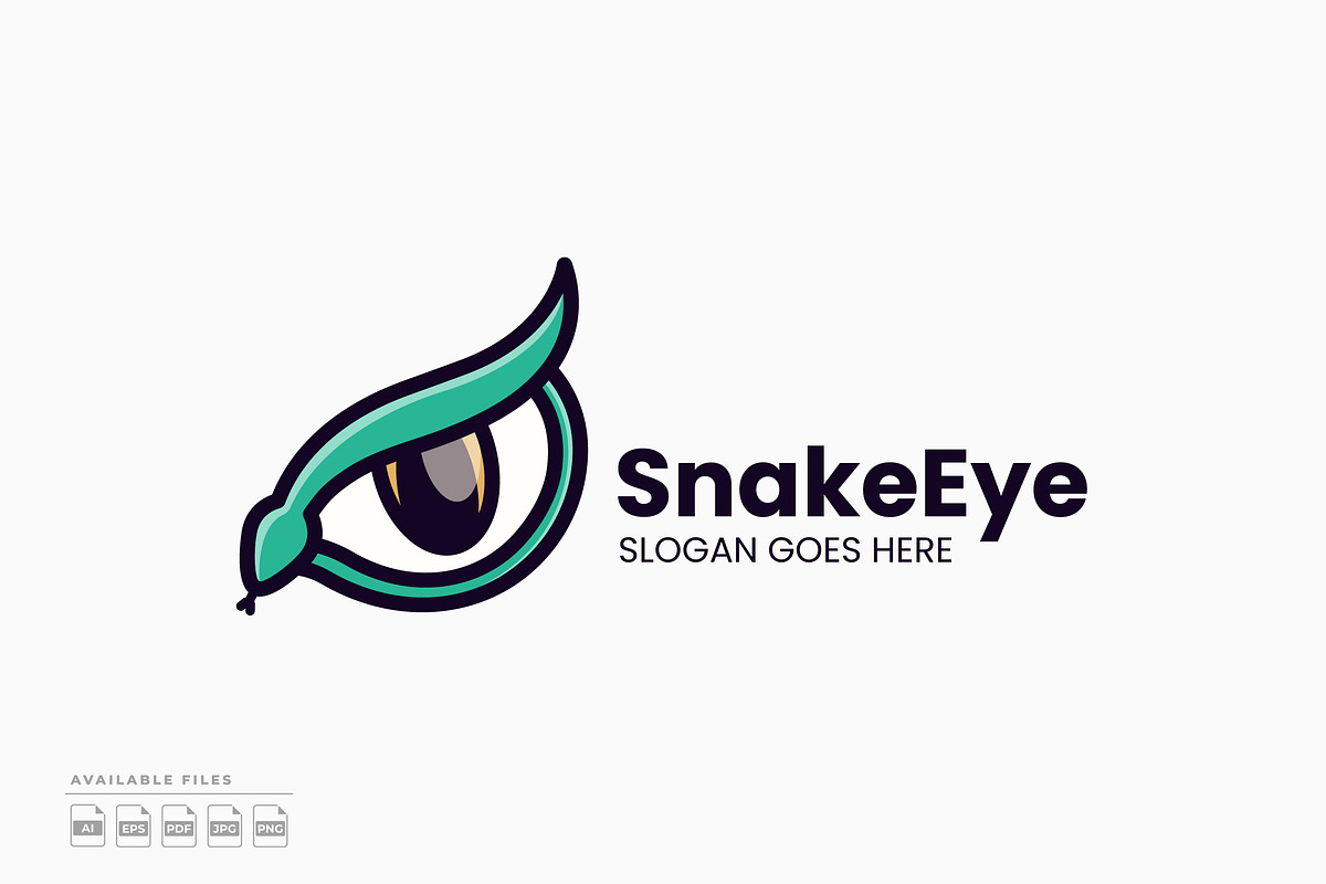Snake Eye Logo, a Branding & Logo Template by Zeer Graphic