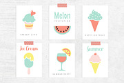 Sweet Summer set, a Decorative Illustration by Tabita's shop (Thumbnail 3 of 5)