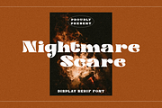 Nightmare Scare Font, a Serif Font by Typegoals Studio (Thumbnail 1 of 8)