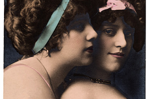 burlesque women, 1900