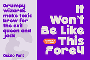 Quizlo - Food Branding Font, a Sans Serif Font by Pandeka Studio (Thumbnail 6 of 9)