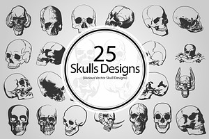 Skull Designs (Vector)