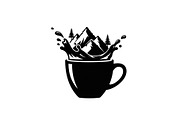 Mountain Coffee Cup Design Bundle, an Illustration by yasushie (Thumbnail 20 of 31)