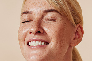 High-detailed portrait of a smiling, a Beauty & Fashion Photo by Artem Varnitsin