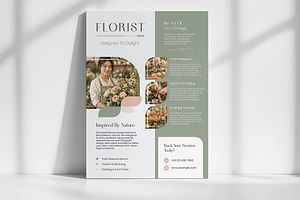 Flower Shop Poster Template, a Poster Template by WheelieMonkey
