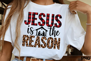 Jesus Is the Reason SVG PNG, an Illustration by CrexoraLab