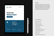 Business White Paper Template, a Brochure Template by Spark_Creative (Thumbnail 3 of 11)
