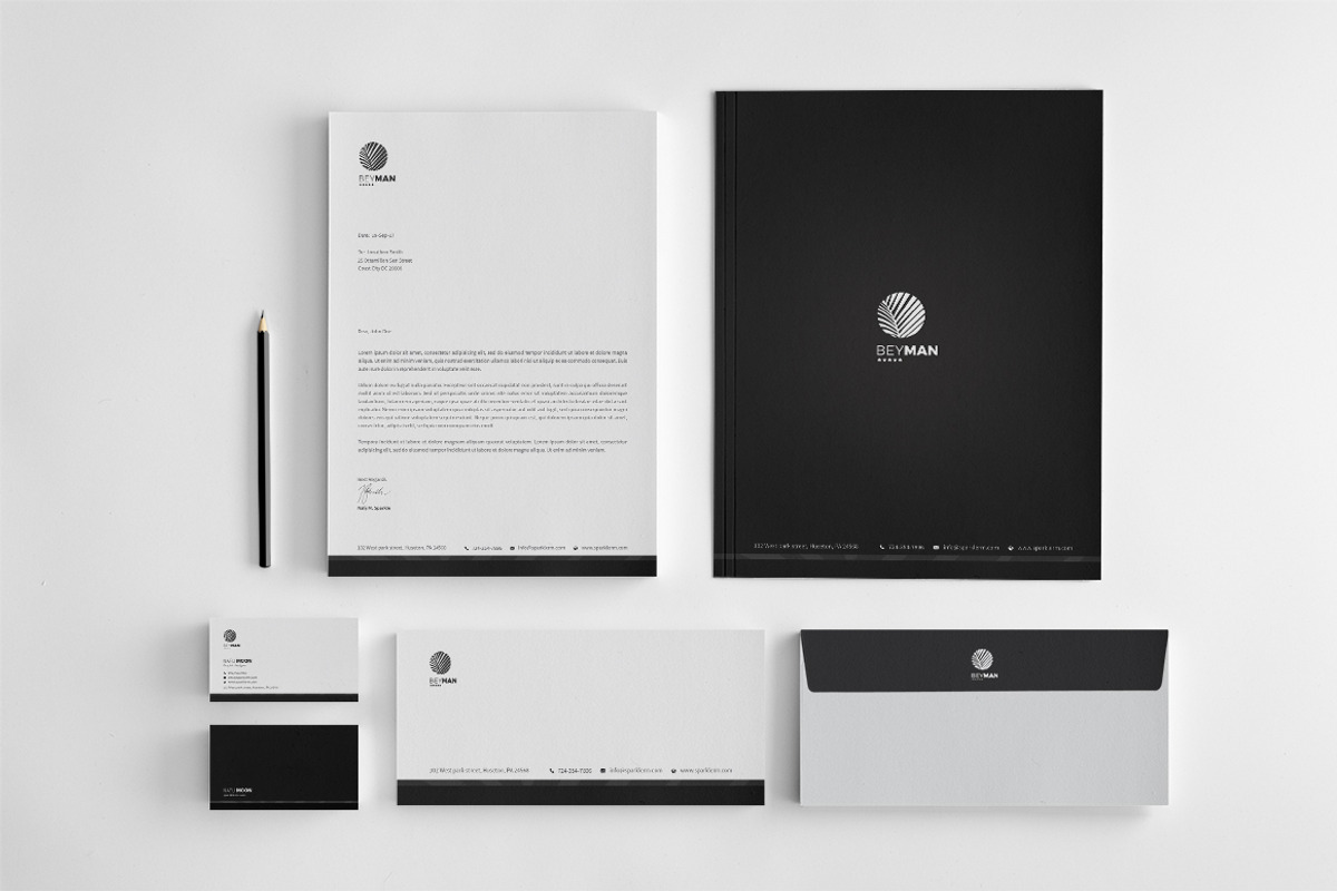 Corporate Identity, a Stationery Template by Diverter (Photo 1 of 13)