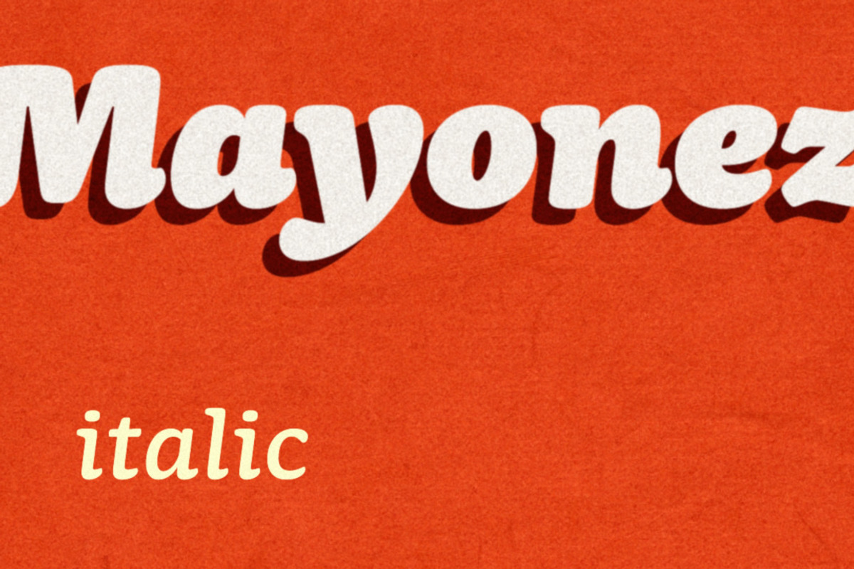 Mayonez italic