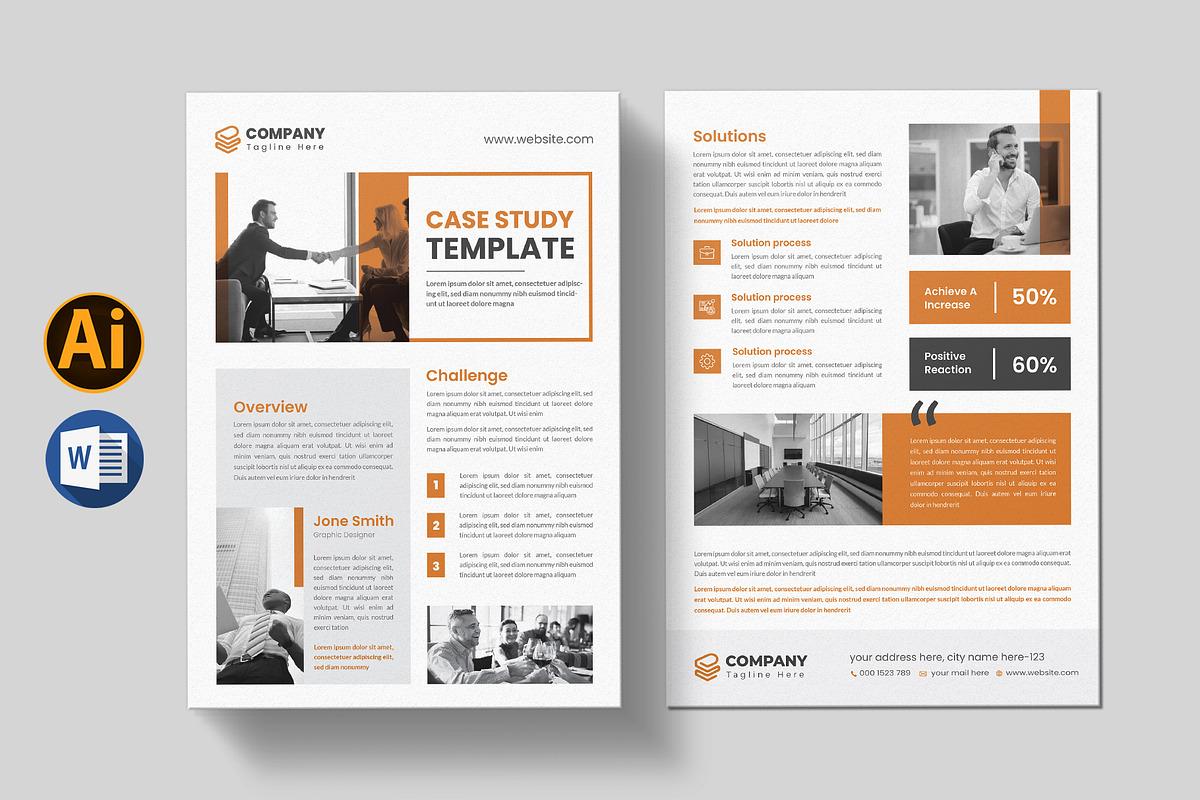 Case Study Flyer Template