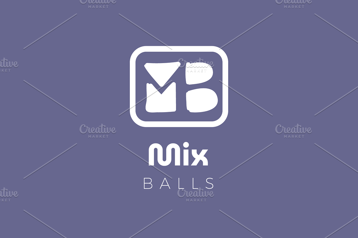 MB negative space letter mark, a Branding & Logo Template by MuzaInspires (Photo 2 of 4)