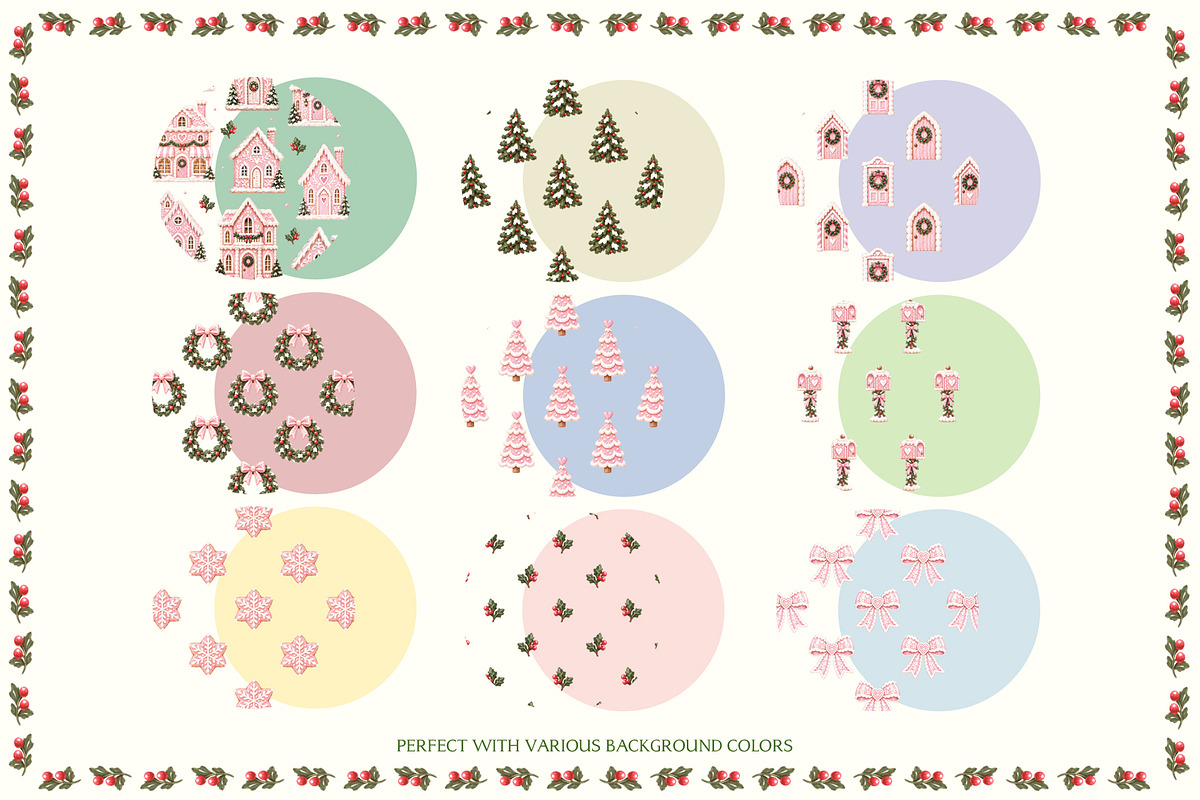 Pink Gingerbread Seamless Patterns, a Pattern Graphic by Euonia Meraki (Photo 6 of 11)