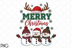 Merry Christmas Family PNG, an Illustration by Black Bird Studio