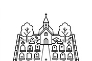 21 Haunted Halloween Icon Set, an Outline Icon by adenpinkstore (Thumbnail 6 of 11)