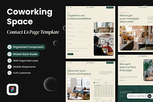 Coworking Space Event Page, a Websites & App Template by SLAB! Design