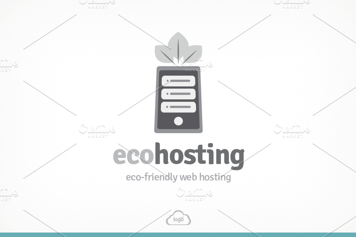 ECO Hosting Logo Template, a Branding & Logo Template by Logo Heaven (Photo 3 of 5)