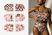 Boho Patterns. Pink and brown, a Pattern Graphic by L- design studio (Thumbnail 3 of 7)