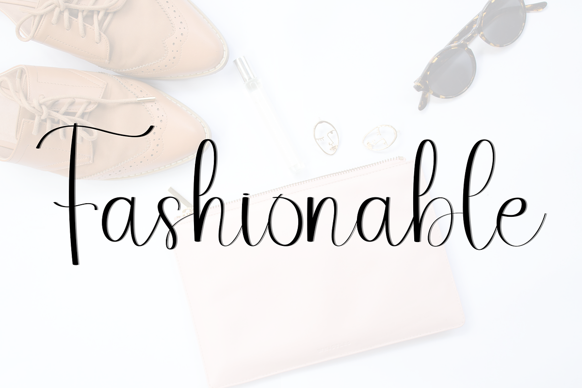 Styling Fashion, a Handwritten Font by InermediaSTUDIO (Photo 5 of 8)