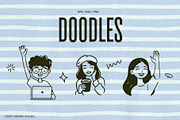 Vector Doodles People Sketch Set 1, a Graphic by LEROY Design (Thumbnail 3 of 9)