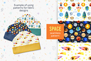 Outer Space clipart Solar System set, an Illustration by Watercolor Nastasia Art (Thumbnail 10 of 11)