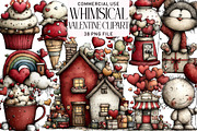 Whimsical Valentine Clipart Bundle, an Illustration by Daily.Designs (Thumbnail 1 of 5)