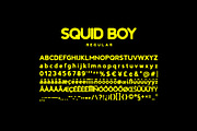 Squid Boy - Ink Bleed Sans Serif, a Font by Midnight Grim (Thumbnail 10 of 10)