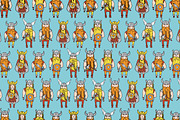 Vikings, a Pattern Graphic by merion_merion (Thumbnail 4 of 5)