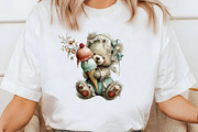 Whimsical Summer Teddy Bear Clipart, an Illustration by Designworld (Thumbnail 6 of 8)