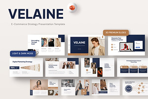 E-Commerce Strategy Deck PowerPoint, a Presentation Template by New Coral Design