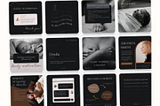 50 Doula Post Templates Dark, a Social Media Template by PatternLab. (Thumbnail 7 of 8)