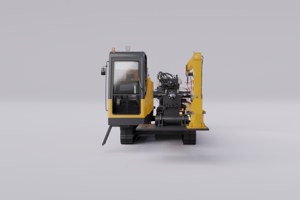 XZ680A horizontal drilling rig, a Cars & Vehicle 3D Model by mockupzz (Photo 4 of 6)