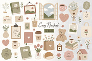 Cozy Neutral Vector Clipart Pack, an Object Illustration by NataKa (Thumbnail 1 of 4)
