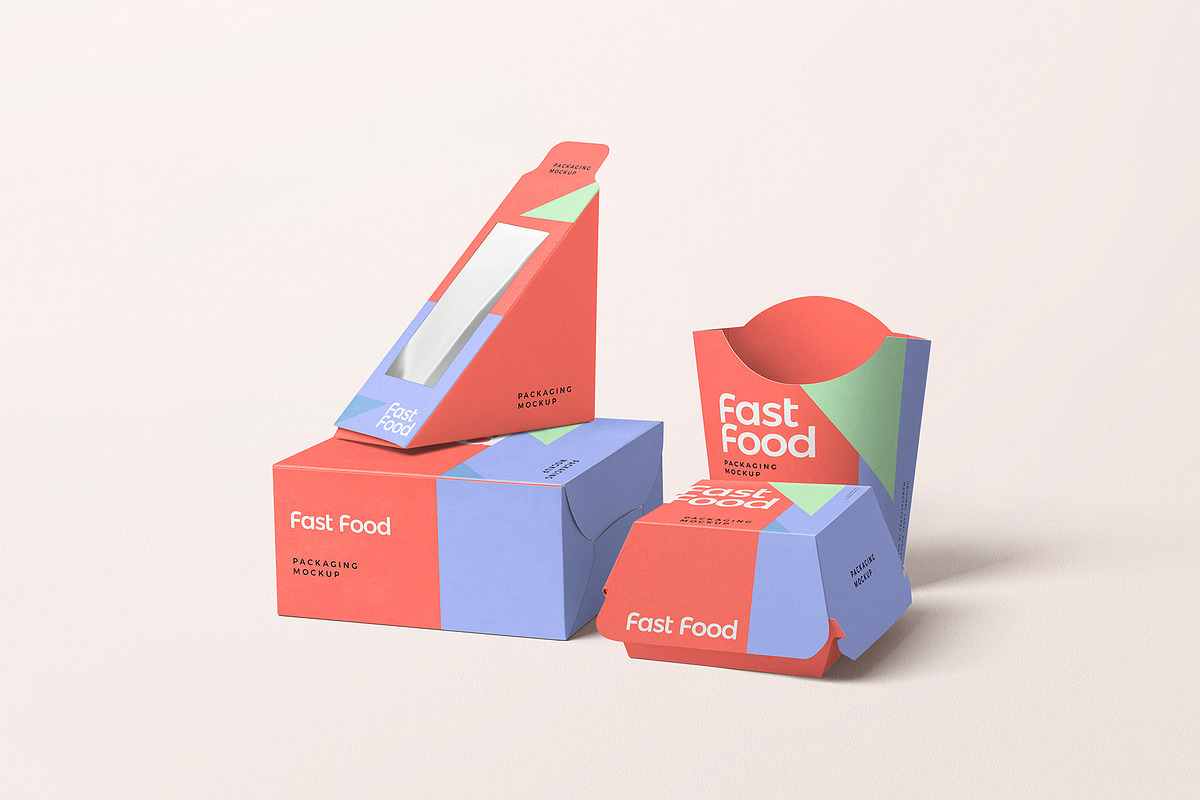 Fast Food Mockup, a Product Mockup by MockupCraft (Photo 4 of 4)