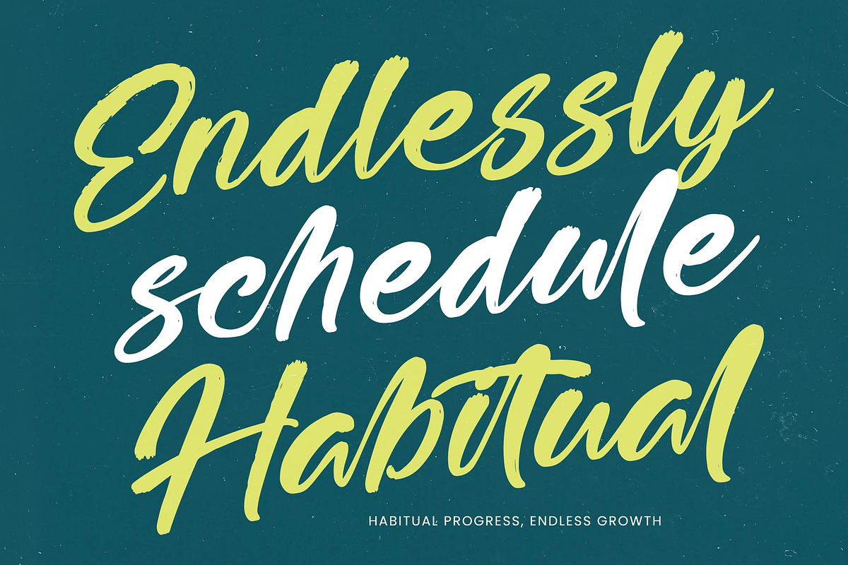 Higten Wasted Bold Handwritten Font, a Script Font by stylishtype.co (Photo 8 of 20)