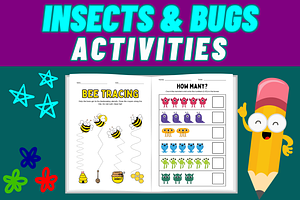 Bugs And Insects Activities Pages