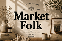 Market Folk - Modern Serif Font