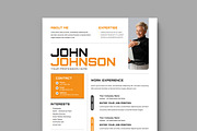 Resume Template, a Resume Template by MightyDesign (Thumbnail 2 of 8)