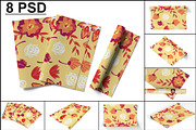 Gift Wrap Mockup, a Product Mockup by GraphicsPixel (Thumbnail 1 of 12)