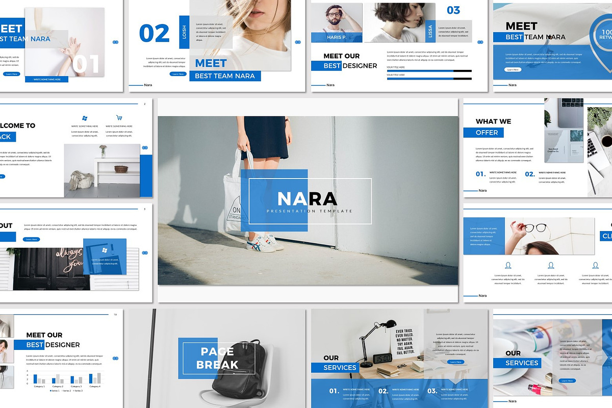 Nara - Powerpoint Template, a Presentation Template by inspirasign