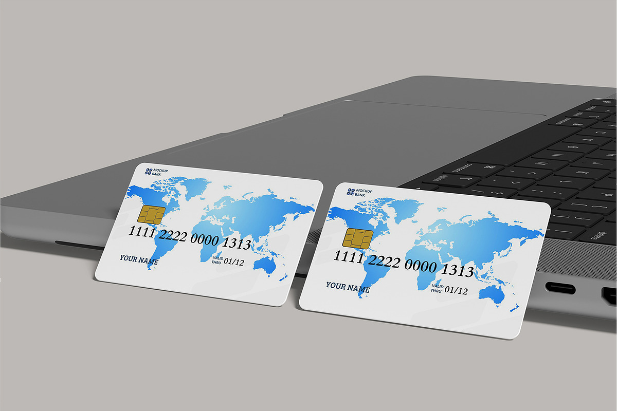 Credit Cards Mockup, a Card Template by rizalamora (Photo 6 of 11)