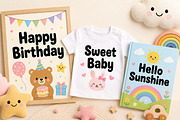 Cute Simple, a Slab Serif Font by Wow Magic (Thumbnail 2 of 6)