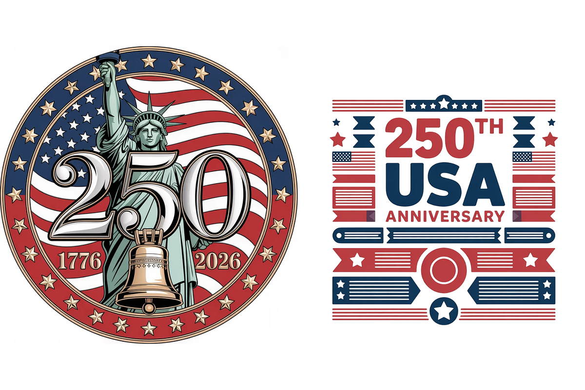Patriotic USA 250th Anniversary png, an Illustration by Milano Creative (Photo 2 of 4)