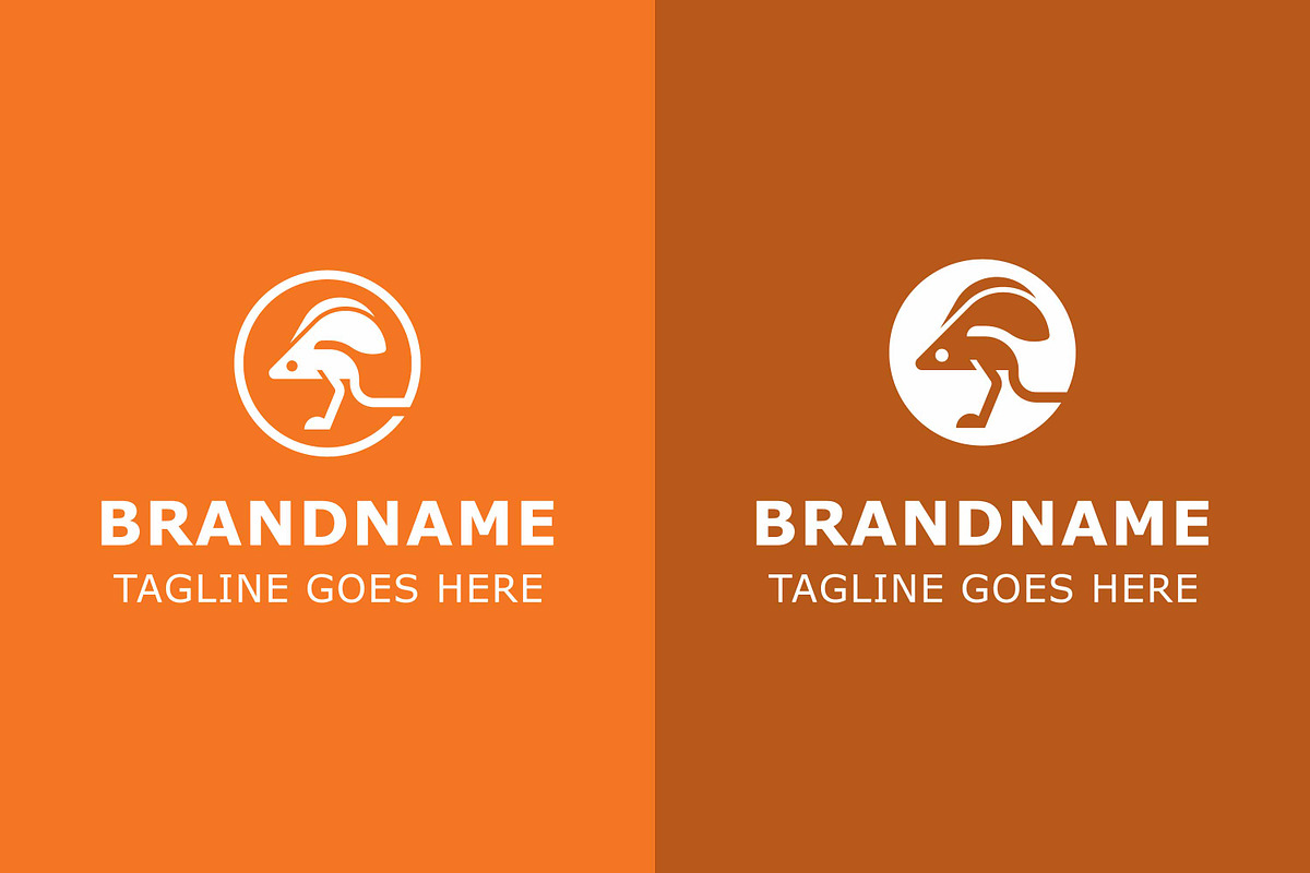 Jerboa Modern Simple Logo Set, a Branding & Logo Template by Pray Art Design Studio (Photo 2 of 2)