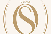 OS SO Wedding Monogram Logo, a Branding & Logo Template by LogoAV (Thumbnail 3 of 6)