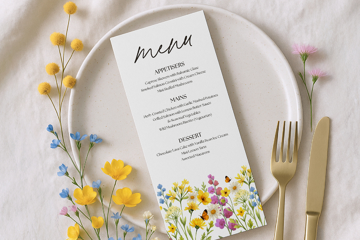 Wildflower Wedding Templates preview 7