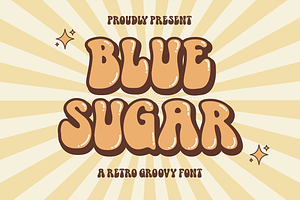 Blue Sugar Display Font