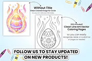Easter Egg Magic Coloring Pages, a Seasonal Illustration by Design Station (Thumbnail 3 of 3)