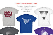 Next Level Cotton T-Shirt Mockups, a Shirt Mockup by Brent Galloway (Thumbnail 5 of 5)