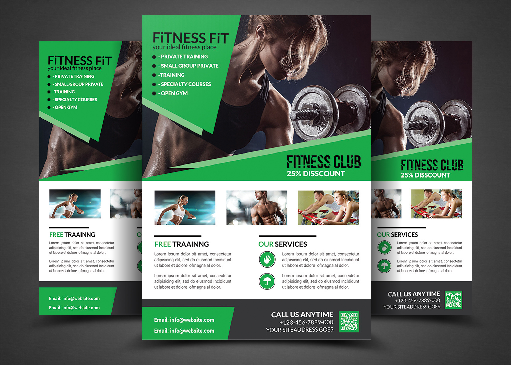 Fitness Flyer - Gym Flyer Templates, a Flyer Template by AfzaalGraphics