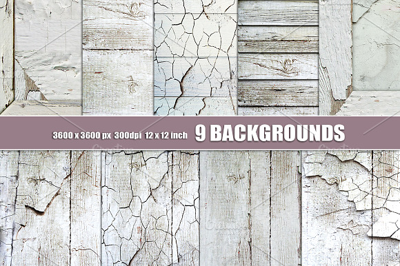 White Wood Wall Texture overlay preview 3